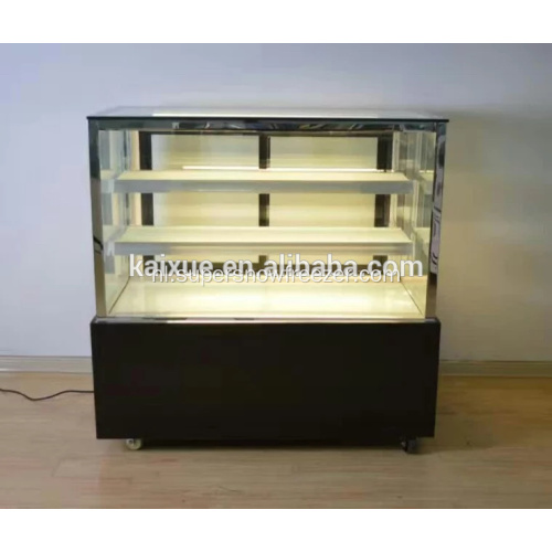 6 Feet cake display koelkast met LED-verlichting